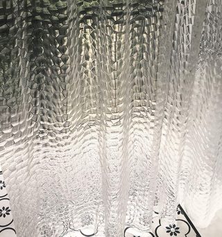 Shower Curtain Liner - Clear Shower Curtain Set with Hooks | 72"x72"